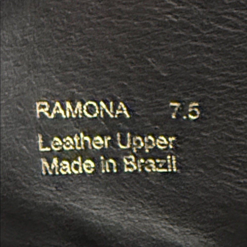 Botkier Ramona Black Leather Ankle Boot Side Zip Low Block Heel Brazil-Made 7.5 - Picture 15 of 16